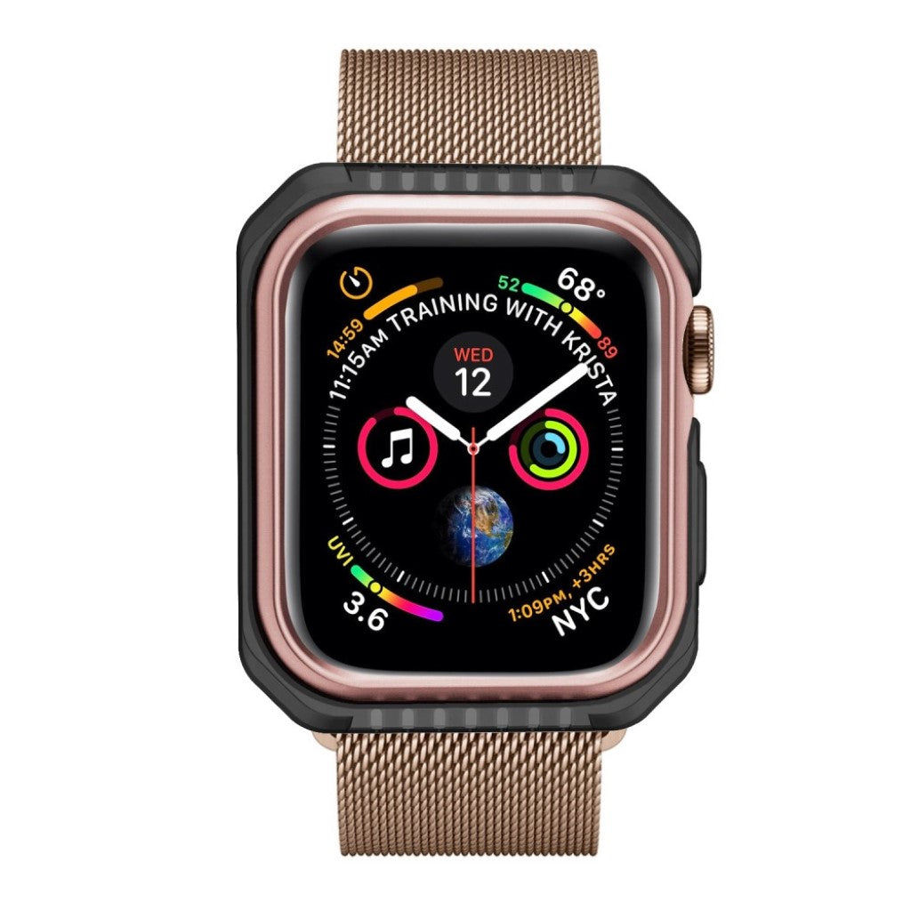 Apple Watch Series 5 40mm / Apple Watch 40mm Holdbar Metal Bumper  - Pink#serie_1