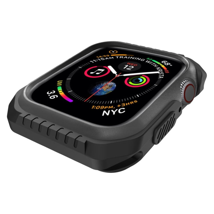 Apple Watch Series 5 40mm / Apple Watch 40mm Holdbar Metal Bumper  - Sort#serie_2