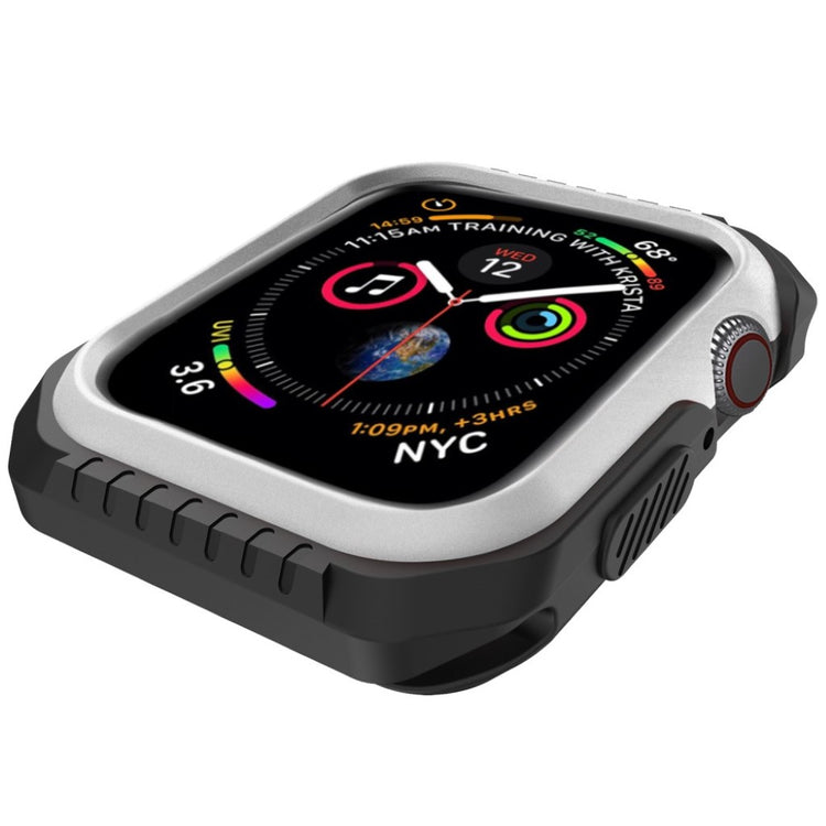 Apple Watch Series 5 40mm / Apple Watch 40mm Holdbar Metal Bumper  - Sølv#serie_4