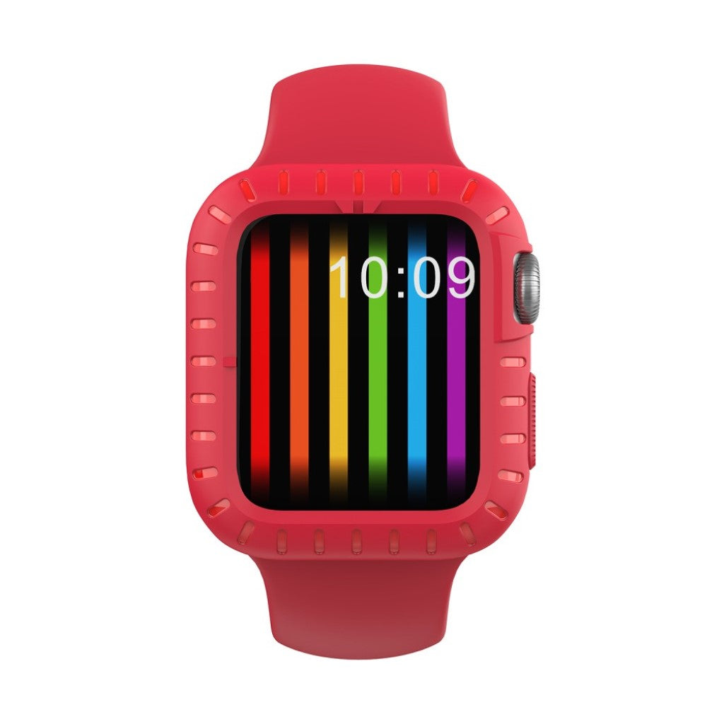 Mega Godt Apple Watch Series 5 40mm / Apple Watch 40mm Silikone Cover - Rød#serie_3