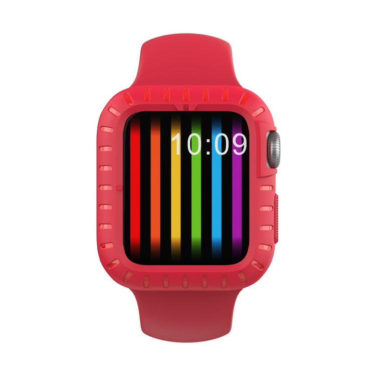 Mega Godt Apple Watch Series 5 40mm / Apple Watch 40mm Silikone Cover - Rød#serie_3