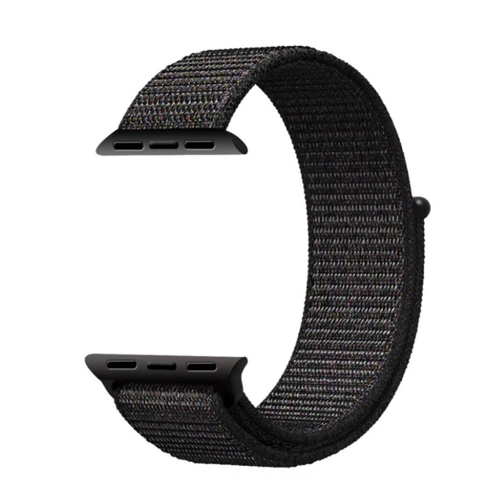 Meget sejt Apple Watch Series 5 40mm Nylon Rem - Sort#serie_1