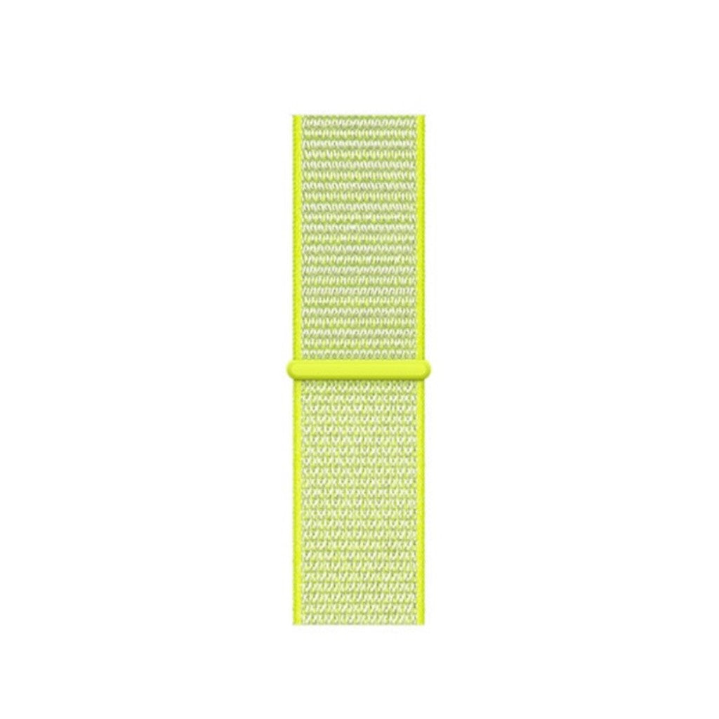 Meget sejt Apple Watch Series 5 40mm Nylon Rem - Gul#serie_10