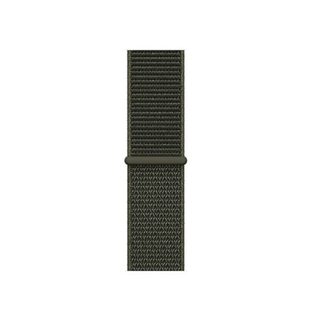 Meget sejt Apple Watch Series 5 40mm Nylon Rem - Grøn#serie_12