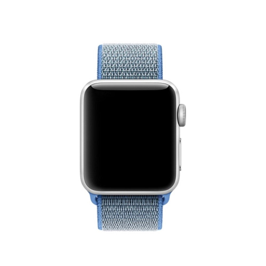 Meget sejt Apple Watch Series 5 40mm Nylon Rem - Blå#serie_13