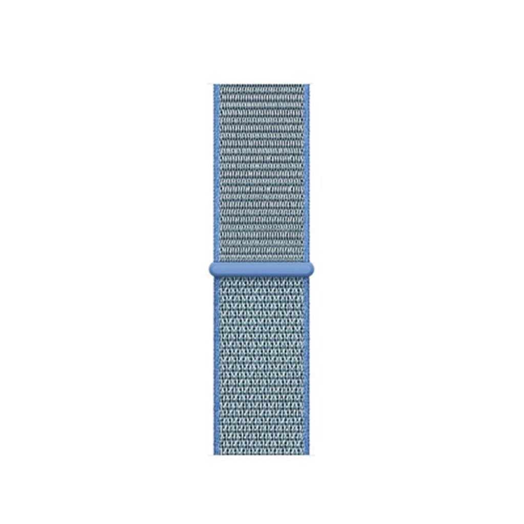 Meget sejt Apple Watch Series 5 40mm Nylon Rem - Blå#serie_13
