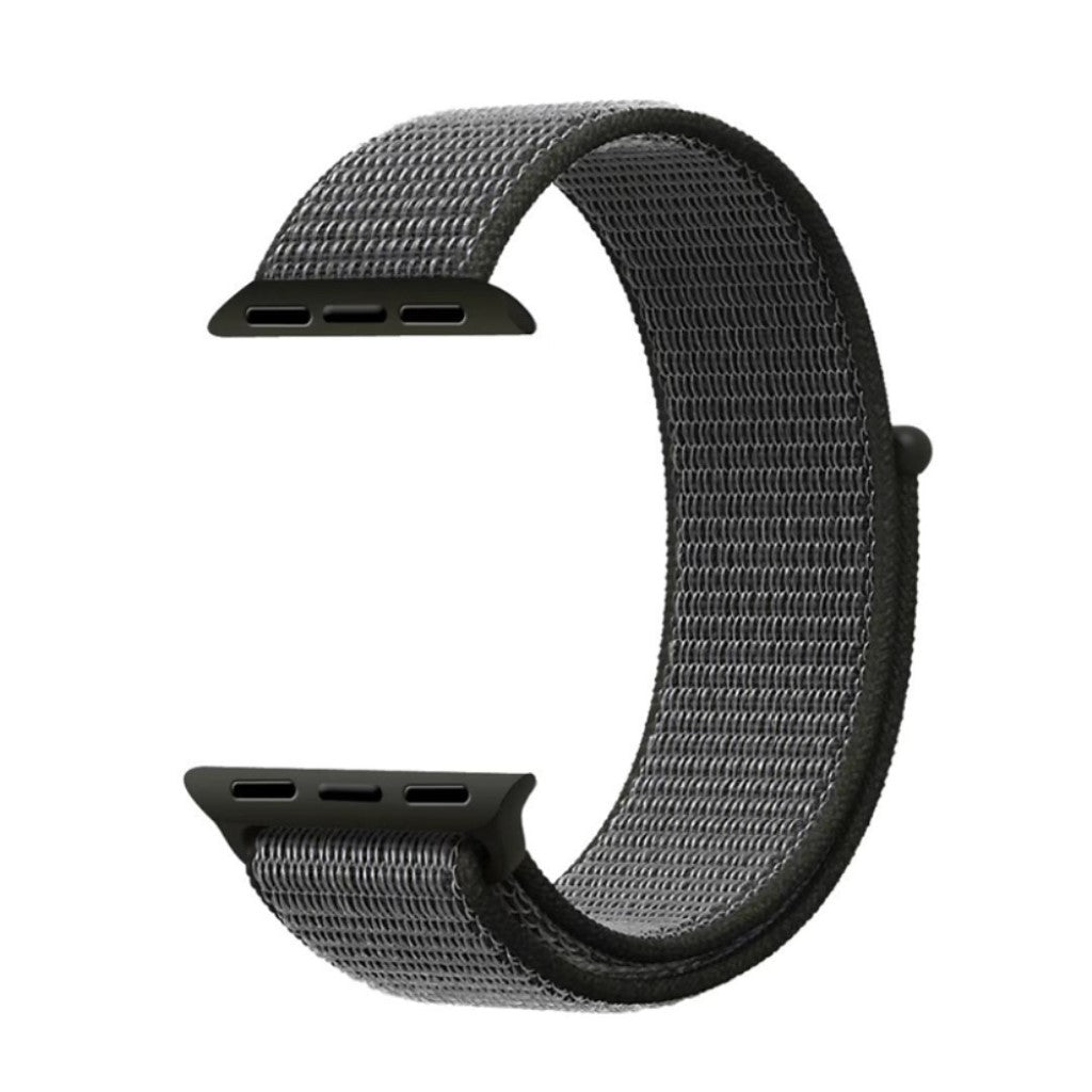 Meget sejt Apple Watch Series 5 40mm Nylon Rem - Sort#serie_15