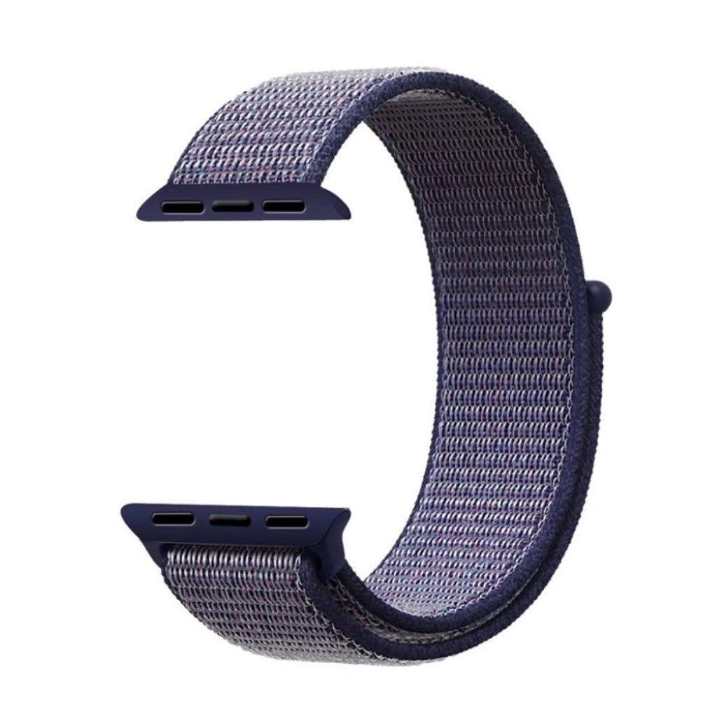 Meget sejt Apple Watch Series 5 40mm Nylon Rem - Blå#serie_16
