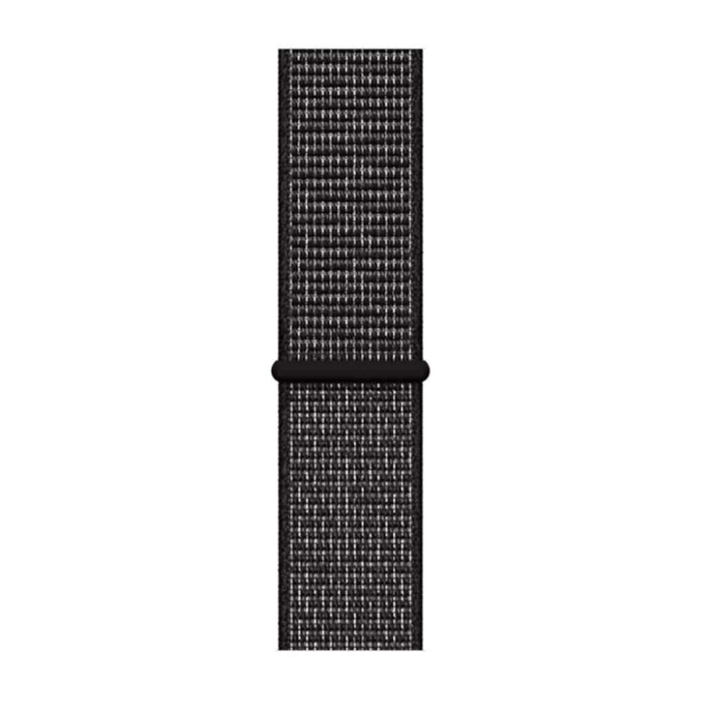 Meget sejt Apple Watch Series 5 40mm Nylon Rem - Sort#serie_2