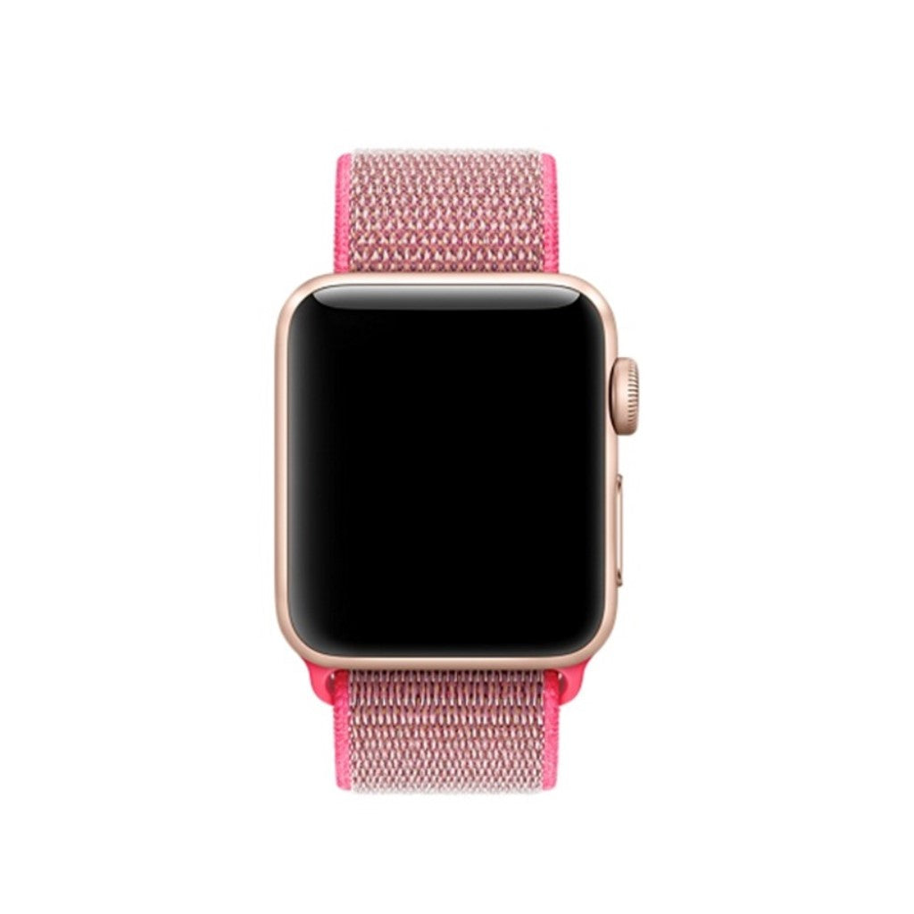 Meget sejt Apple Watch Series 5 40mm Nylon Rem - Pink#serie_6