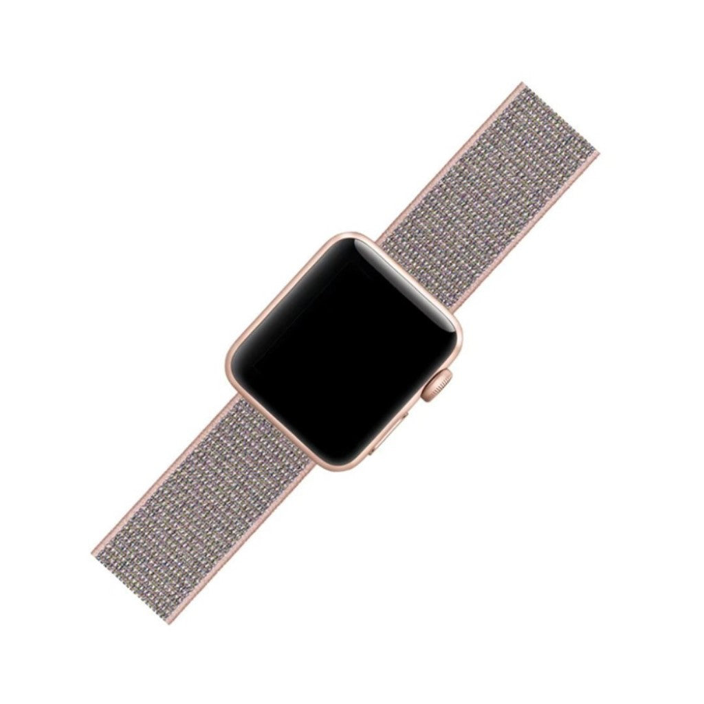 Meget sejt Apple Watch Series 5 40mm Nylon Rem - Pink#serie_8
