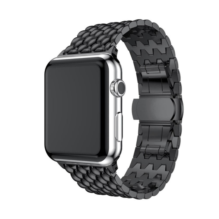 Smuk Apple Watch Series 5 40mm / Apple Watch 40mm Metal Rem - Sort#serie_1