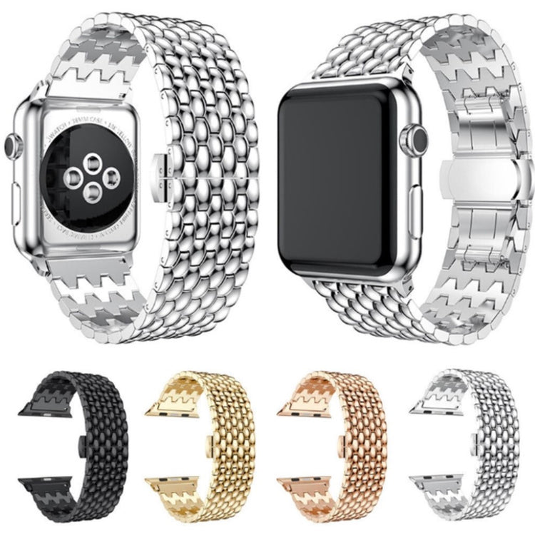 Smuk Apple Watch Series 5 40mm / Apple Watch 40mm Metal Rem - Guld#serie_2