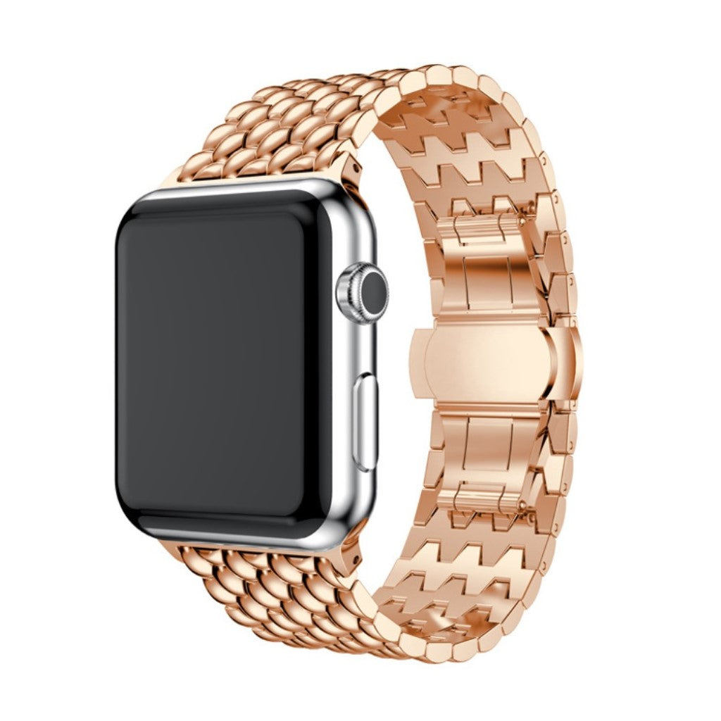 Smuk Apple Watch Series 5 40mm / Apple Watch 40mm Metal Rem - Pink#serie_3