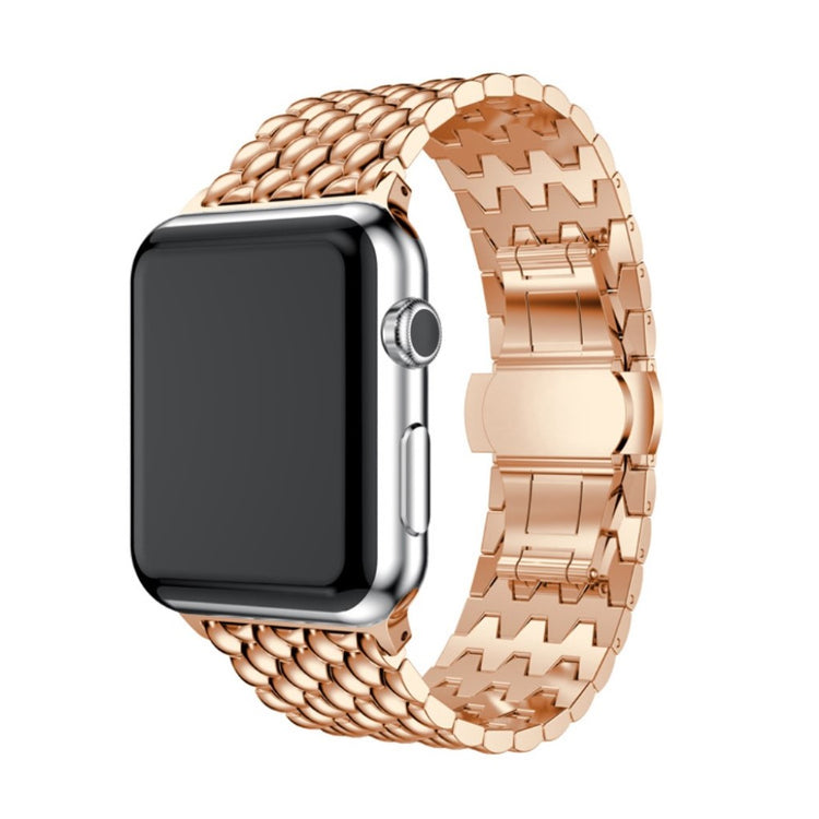 Smuk Apple Watch Series 5 40mm / Apple Watch 40mm Metal Rem - Pink#serie_3