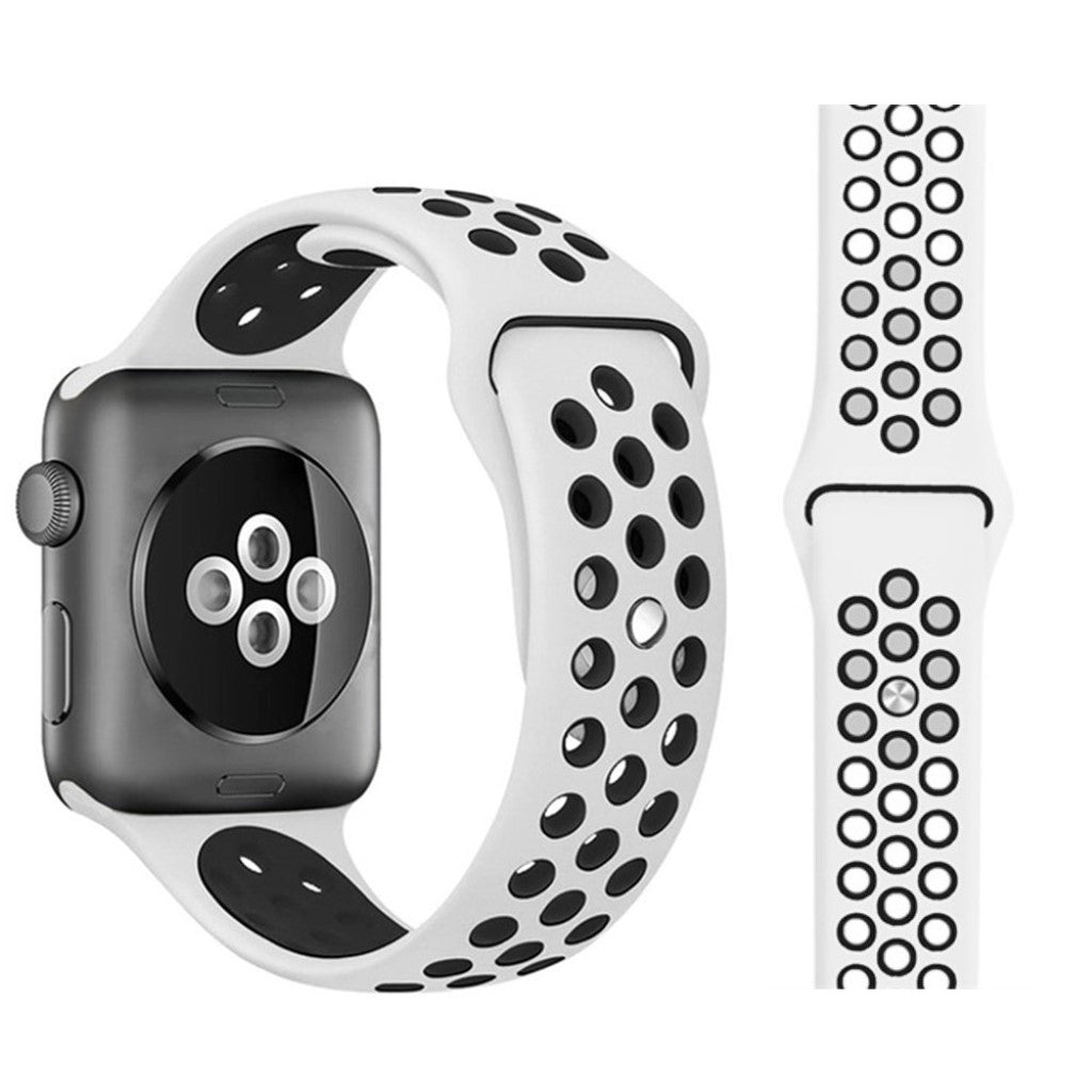 Helt vildt rart Universal Apple Silikone Rem - Hvid#serie_26