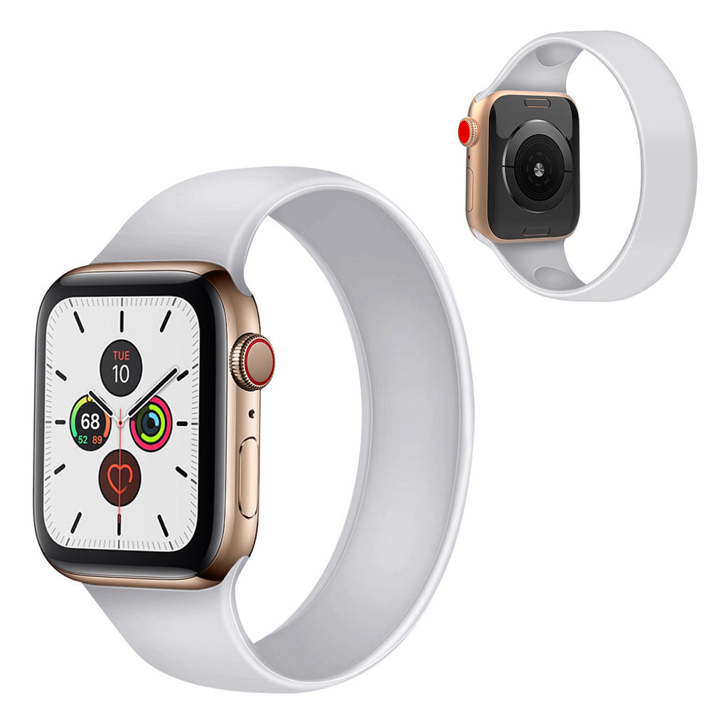 Skøn Universal Apple Silikone Rem - Størrelse: M - Hvid#serie_2