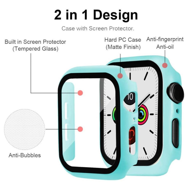 Universal Apple Mat Plastik Bumper  - Blå#serie_7