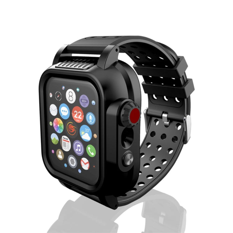 Super slidstærk Universal Apple Silikone Rem - Sort#serie_145