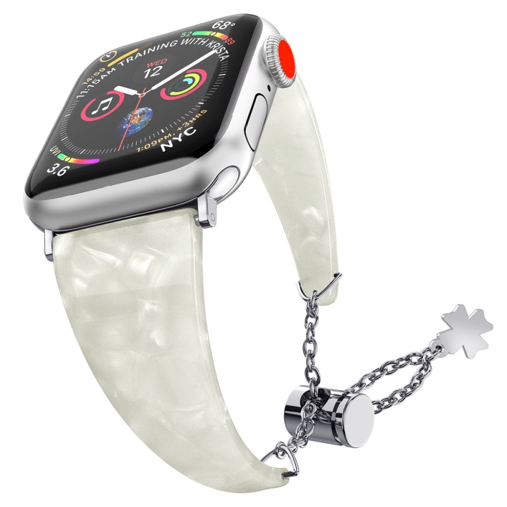Stilren Apple Watch Series 5 44mm  Rem - Hvid#serie_4