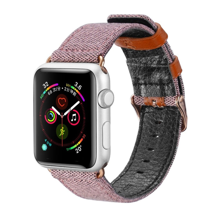 Mega smuk Apple Watch Series 5 44mm Nylon Rem - Pink#serie_3