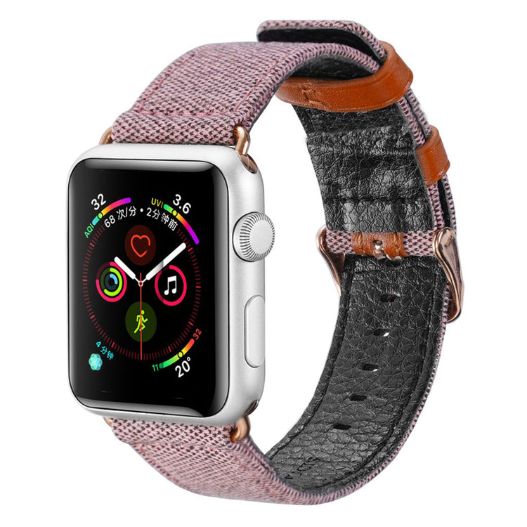 Mega smuk Apple Watch Series 5 44mm Nylon Rem - Pink#serie_3