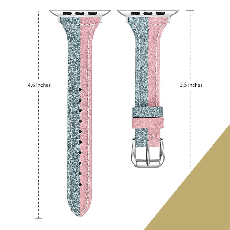 Vildt rart Apple Watch Series 5 44mm Ægte læder Rem - Pink#serie_4