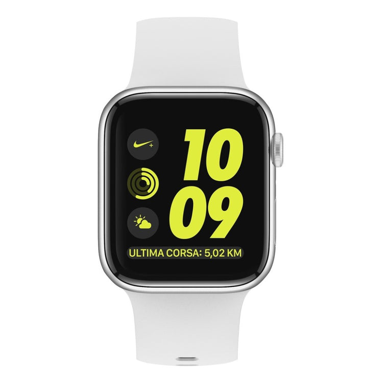 Apple Watch Series 5 44mm / Apple Watch 44mm Silikone Rem - Hvid#serie_1