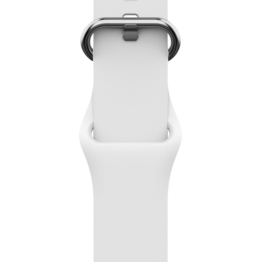  Apple Watch Series 5 44mm / Apple Watch 44mm Silikone Rem - Hvid#serie_1