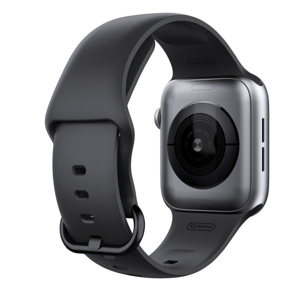  Apple Watch Series 5 44mm / Apple Watch 44mm Silikone Rem - Sort#serie_2