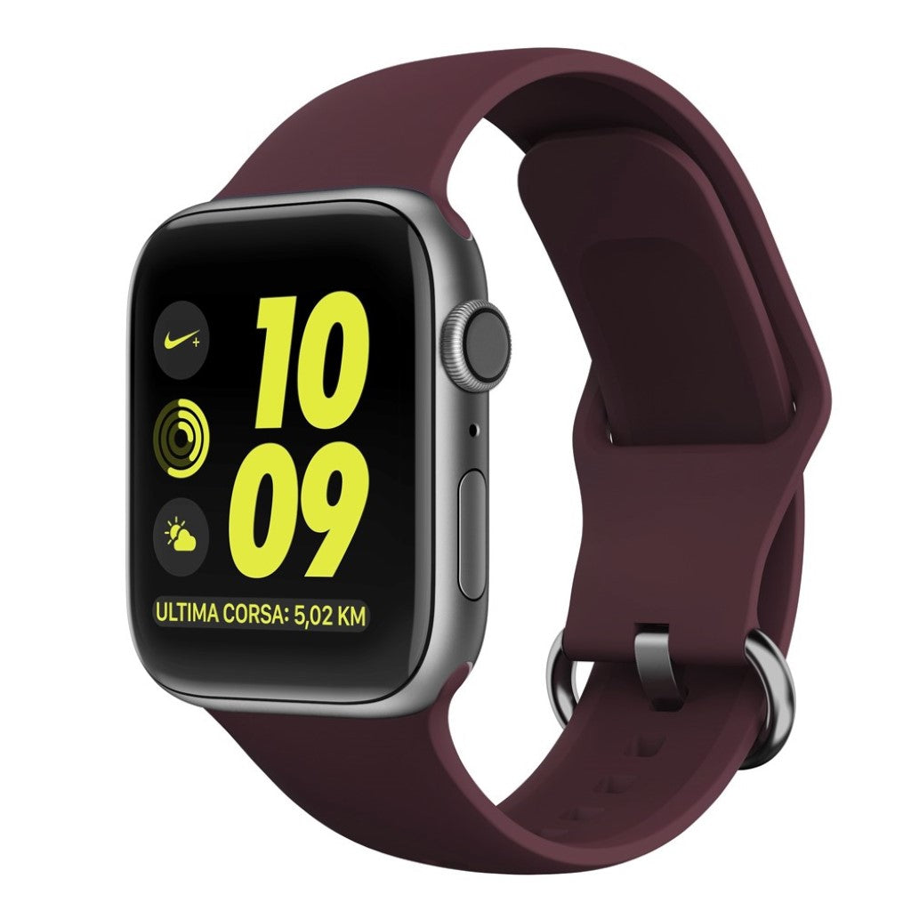  Apple Watch Series 5 44mm / Apple Watch 44mm Silikone Rem - Lilla#serie_3