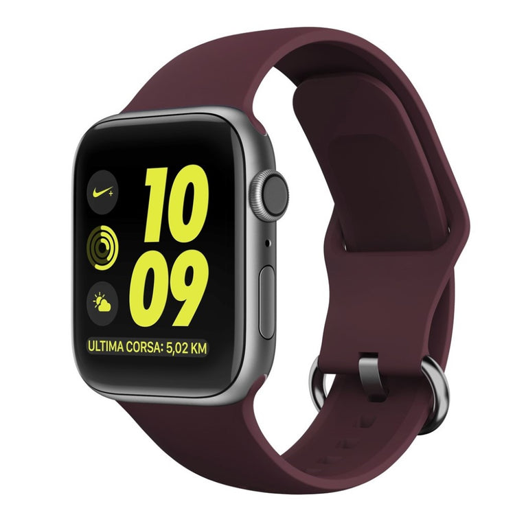  Apple Watch Series 5 44mm / Apple Watch 44mm Silikone Rem - Lilla#serie_3