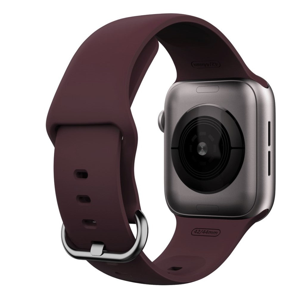  Apple Watch Series 5 44mm / Apple Watch 44mm Silikone Rem - Lilla#serie_3