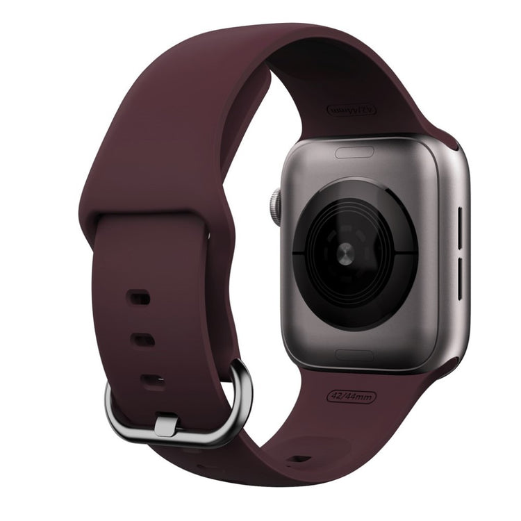  Apple Watch Series 5 44mm / Apple Watch 44mm Silikone Rem - Lilla#serie_3