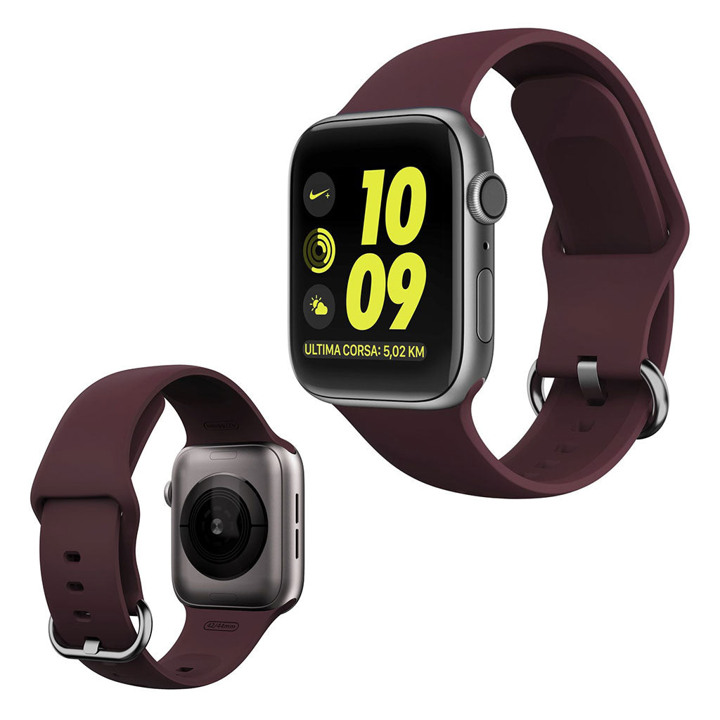  Apple Watch Series 5 44mm / Apple Watch 44mm Silikone Rem - Lilla#serie_3