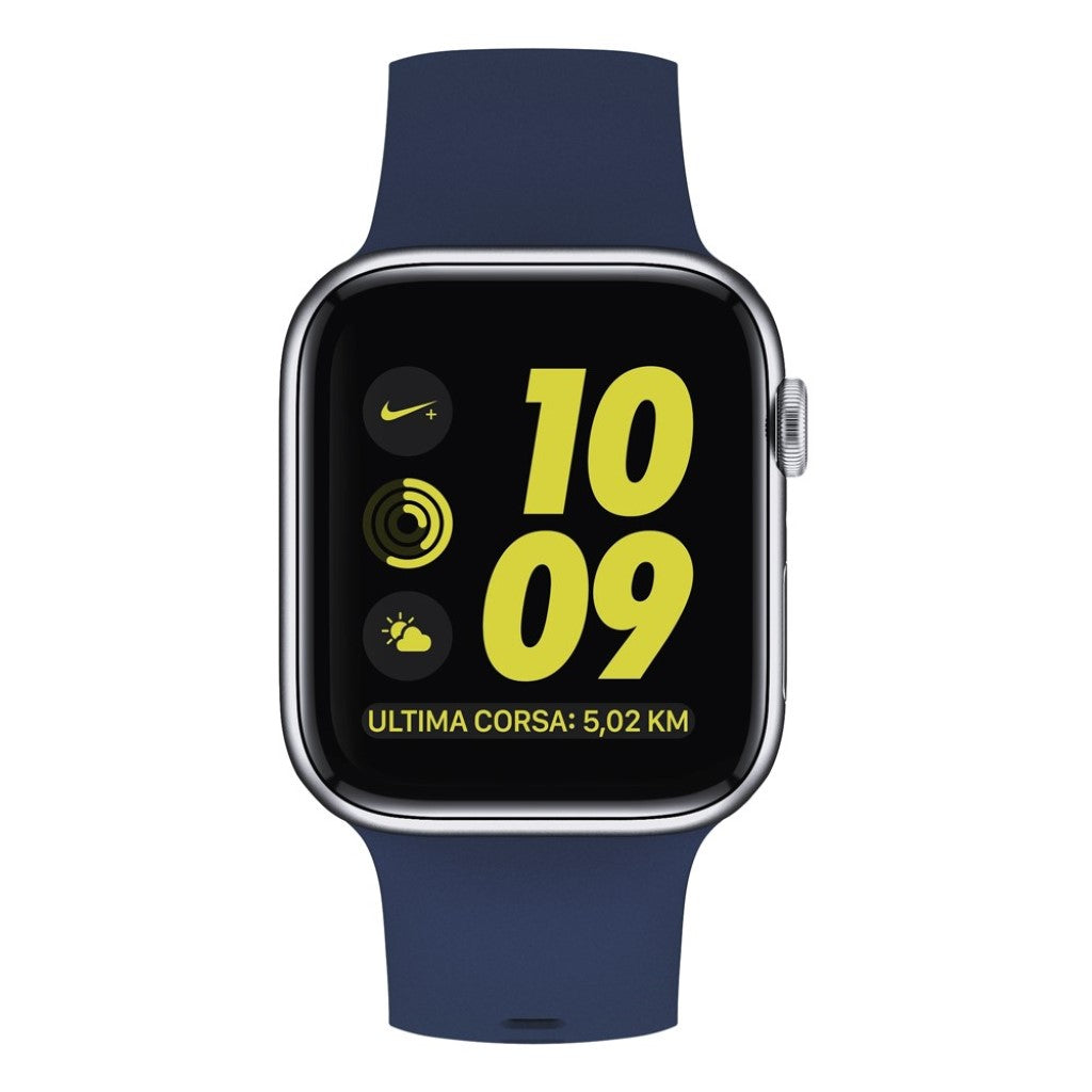 Apple Watch Series 5 44mm / Apple Watch 44mm Silikone Rem - Blå#serie_5
