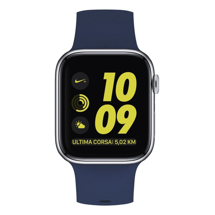 Apple Watch Series 5 44mm / Apple Watch 44mm Silikone Rem - Blå#serie_5