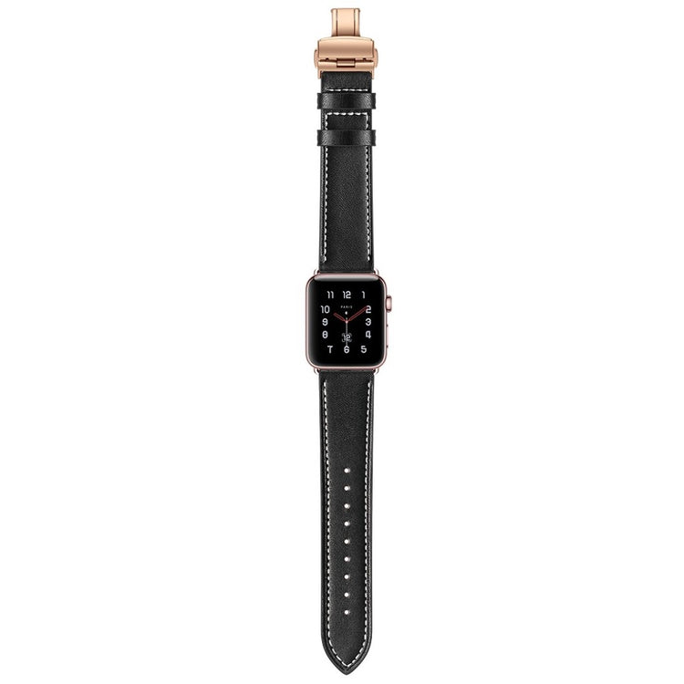  Apple Watch Series 5 44mm / Apple Watch 44mm Ægte læder Rem - Flerfarvet#serie_9