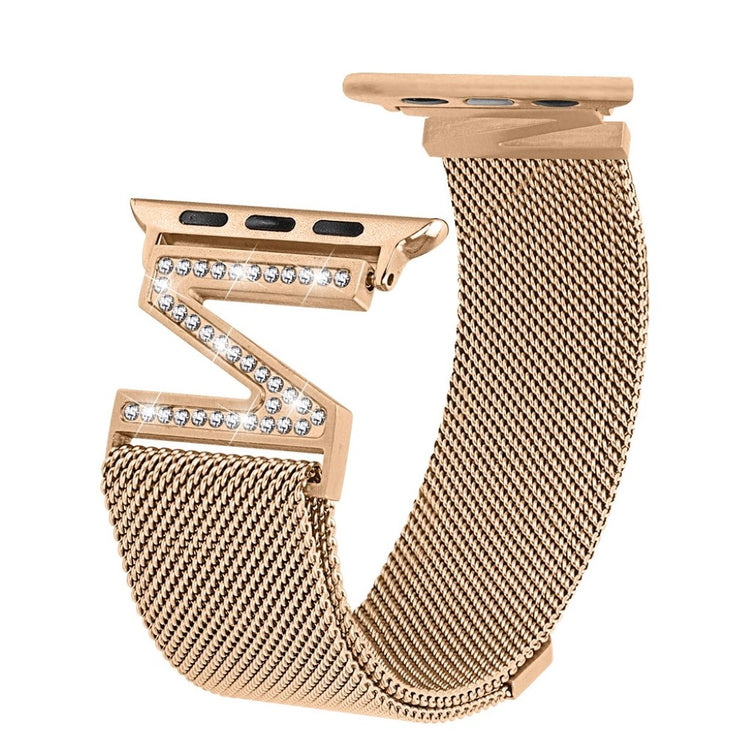 Sejt Apple Watch Series 5 44mm / Apple Watch 44mm Metal Rem - Guld#serie_3