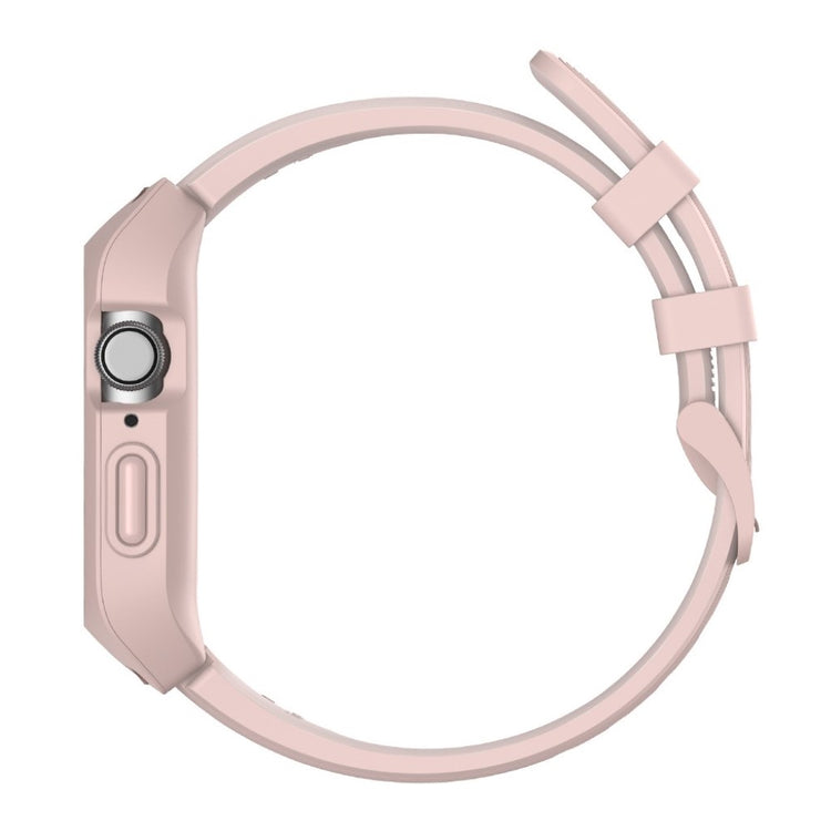 Fed Apple Watch Series 5 44mm Silikone Rem - Pink#serie_3