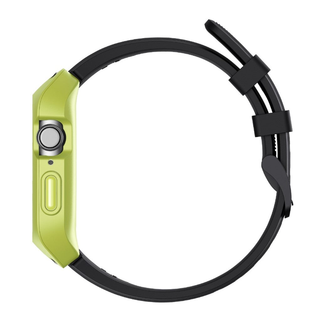 Fed Apple Watch Series 5 44mm Silikone Rem - Sort#serie_4