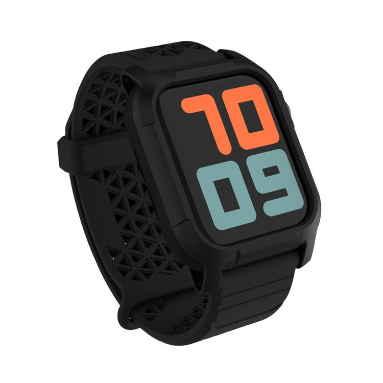  Apple Watch Series 5 44mm / Apple Watch 44mm Silikone Rem - Sort#serie_1