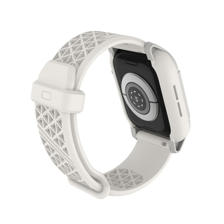  Apple Watch Series 5 44mm / Apple Watch 44mm Silikone Rem - Hvid#serie_2