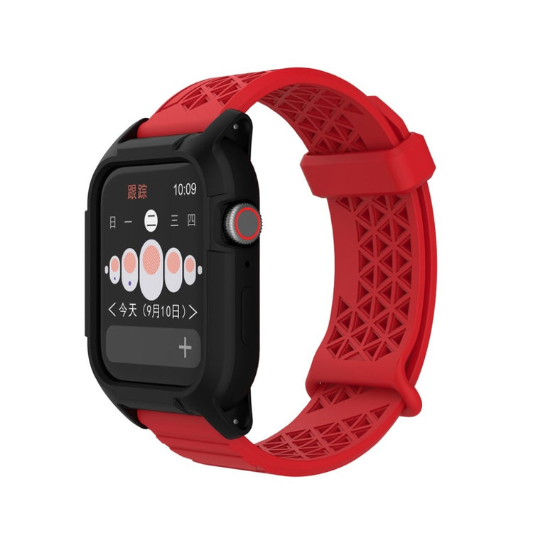  Apple Watch Series 5 44mm / Apple Watch 44mm Silikone Rem - Rød#serie_3