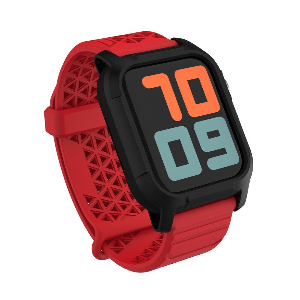  Apple Watch Series 5 44mm / Apple Watch 44mm Silikone Rem - Rød#serie_3