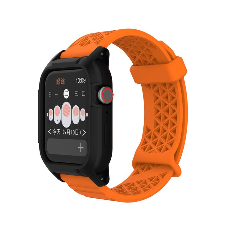  Apple Watch Series 5 44mm / Apple Watch 44mm Silikone Rem - Orange#serie_4