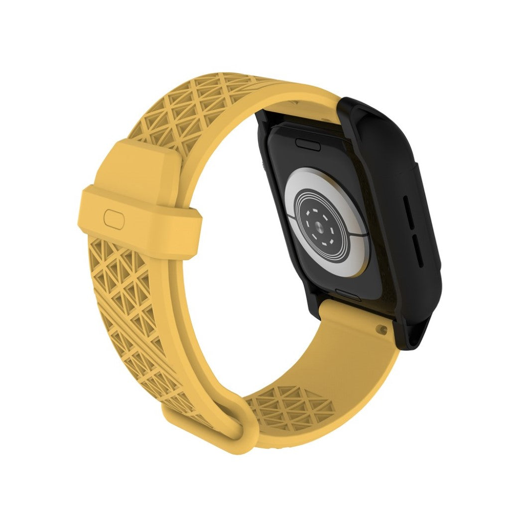  Apple Watch Series 5 44mm / Apple Watch 44mm Silikone Rem - Gul#serie_5