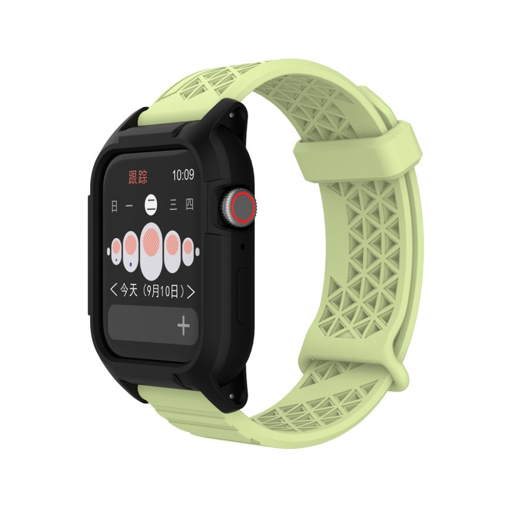  Apple Watch Series 5 44mm / Apple Watch 44mm Silikone Rem - Grøn#serie_7