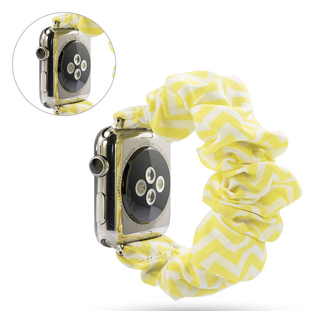 Flot Apple Watch Series 5 44mm Nylon Rem - Gul#serie_11