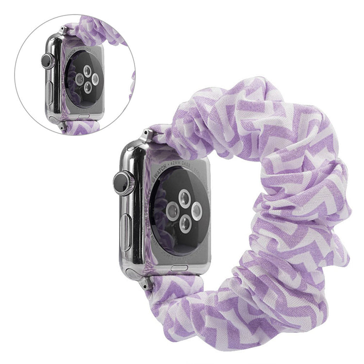 Flot Apple Watch Series 5 44mm Nylon Rem - Lilla#serie_12